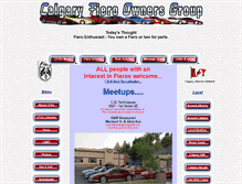 Tablet Screenshot of calgaryfieros.com